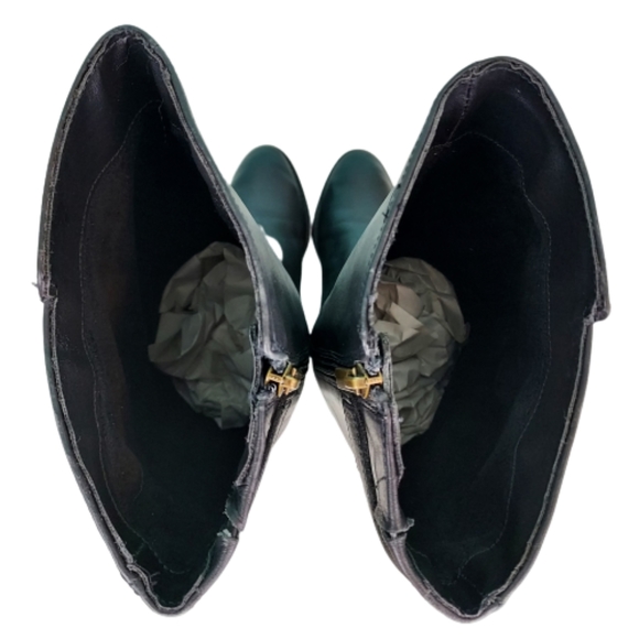 Sam Edelman knee high leather boots, women's size 7.5, black - Picture 8 of 11